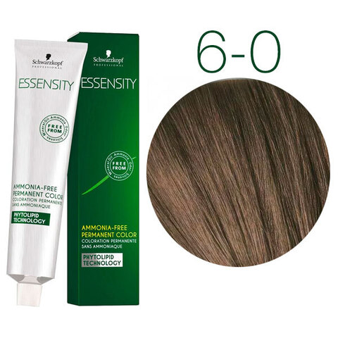 Schwarzkopf Professional Essensity 6-0 (Темный русый натуральный) - Безаммиачный краситель для волос