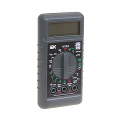 Мультиметр цифровой IEK Compact M182, с ЖК-дисплеем