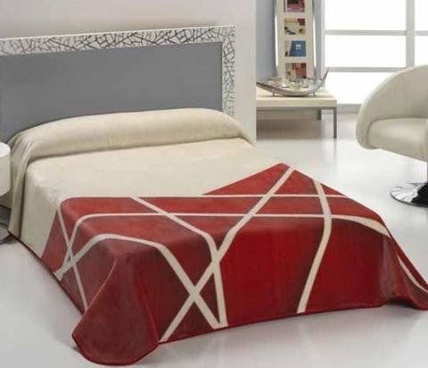 Плед 220x240 Mora Harmony B42 07 rojo-red натуральный-красный