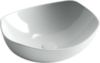 Умывальник чаша накладная овальная Element 420*385*145мм Ceramica Nova CN5017