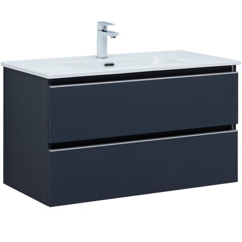 Aquanet 337950 Тумба Вега 2.0 90 2 ящ. цв.маренго (337950)