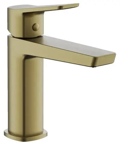 Смеситель для раковины BELZ B10715-5 латунь, брашированное золото