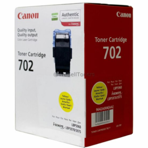 Покупка оригинальных картриджей Canon 702 Yellow Toner