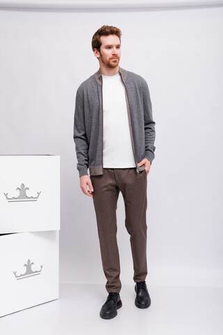 GRAN SASSO Кардиган на молнии из шерсти с кашемиром 