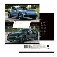 
          Тетрадь 12л., линия, Alingar, скрепка, блок офсет, 100% белизна, мелованный картон (стандарт), "Люксовые авто"