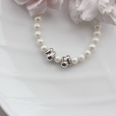 Бусина спейсер, 9*9 мм, родий, П079