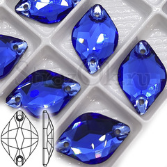 Украсить стразами, пришивные стразы Delux Dark Sapphire синие стразы