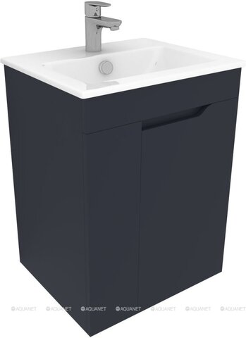 Aquanet 332516 Тумба с раковиной Практика 50 цв.маренго (332516)