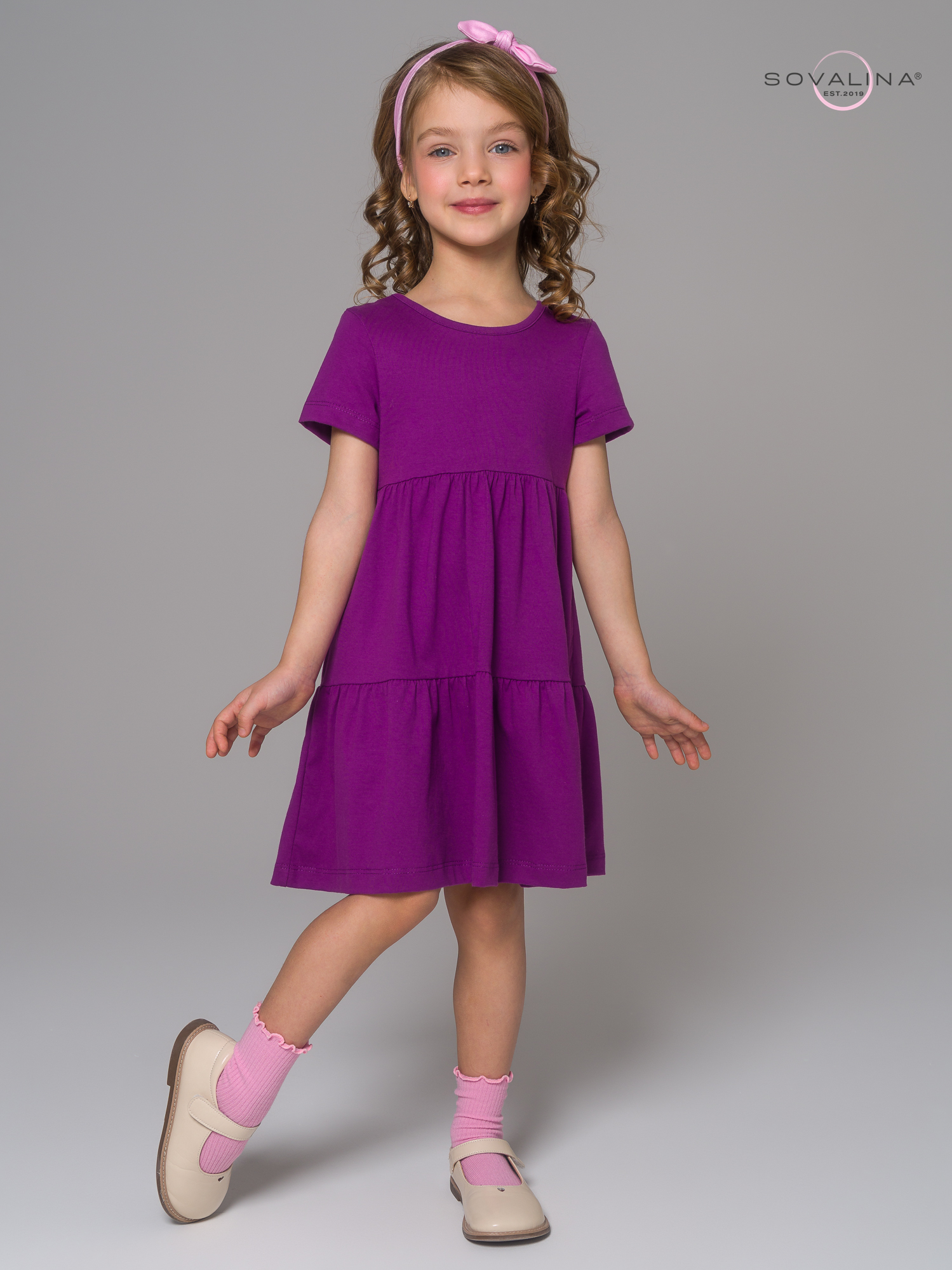 Платье Тия слива new