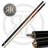 Кий Янтарь, черный граб/желт.граб/ятоба/красный.граб, 14-запилов, 2PC(ЯК) фото №6