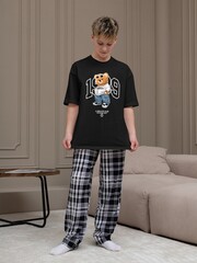 Костюм для мальчика Мишель-3 Виотекс ЧЁРНЫЙ