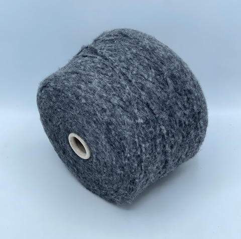 BE.MI.VA, Vellus, 400м, 80%Вспушенный меринос, 20% Нейлон(+эластан), Серый,неоднотонный(530), 38129