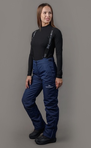 Утепленные брюки Nordski Mount dark blue W женские