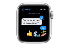 Смарт часы Apple Watch Nike SE GPS, 40mm Silver Aluminium Case with Pure Platinum/Black Nike Sport Band - Regular (MKQ23GK/A)