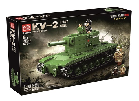 Конструктор Танк KV-2, 472 дет.