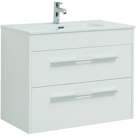 Aquanet 277508 Тумба Августа 80 (Flat) цв.белый глянец (277508)
