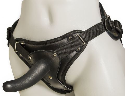 Женский страпон с вагинальной пробкой Woman Strap - 12 см. - LOVETOY (А-Полимер) Harness Woman Strap 837303