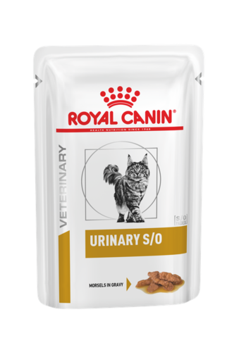 Royal Canin Urinary S/O пауч для кошек с проблемами МПС соус 85г