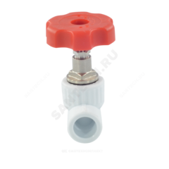 Клапан (вентиль) PP-R запорный белый Дн 32х90гр внутренняя пайка VALFEX 10146032