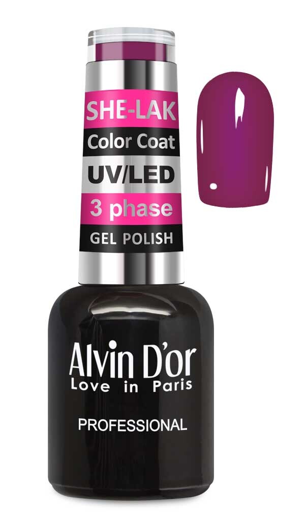 Alvin D`or  ADN-35М Лак SHE-LAK Color Coat  тон  3534   8мл