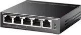 TP-Link TL-SG105MPE, Коммутатор Easy Smart с 5 гигабитными портами (4 порта PoE+), 802.3af/at, бюджет PoE — 120 Вт, стальной корпус