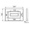 Alcaplast M471 Клавиша смыва для унитаза