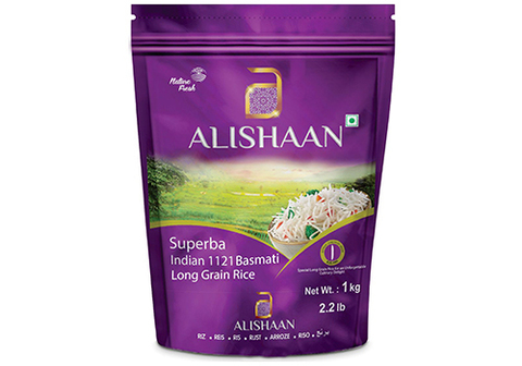 Непропаренный индийский рис басмати SUPERBA, 1кг