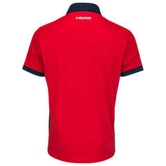Теннисное поло Head Slice Polo Shirt M - red/dark blue