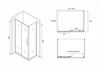 Abber Schwarzer Diamant AG30130BH-S80B Душевой уголок, 130x80x195, цвет: чёрный