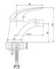 Aquanet SD90364 SD90364 COBRA Смеситель для биде без донного клапана, хром (187203)