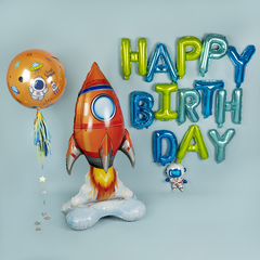 К Надпись, Happy Birthday, Ассорти для мальчика, 1 шт.