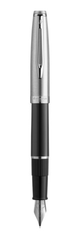 Ручка перьевая Waterman Embleme Black CT, F (2100375)