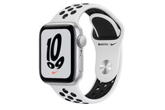 Смарт часы Apple Watch Nike SE GPS, 40mm Silver Aluminium Case with Pure Platinum/Black Nike Sport Band - Regular (MKQ23GK/A)