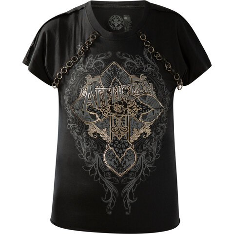 Affliction | Футболка женская CRYSTAL CANYON DOLMAN AW24463 перед