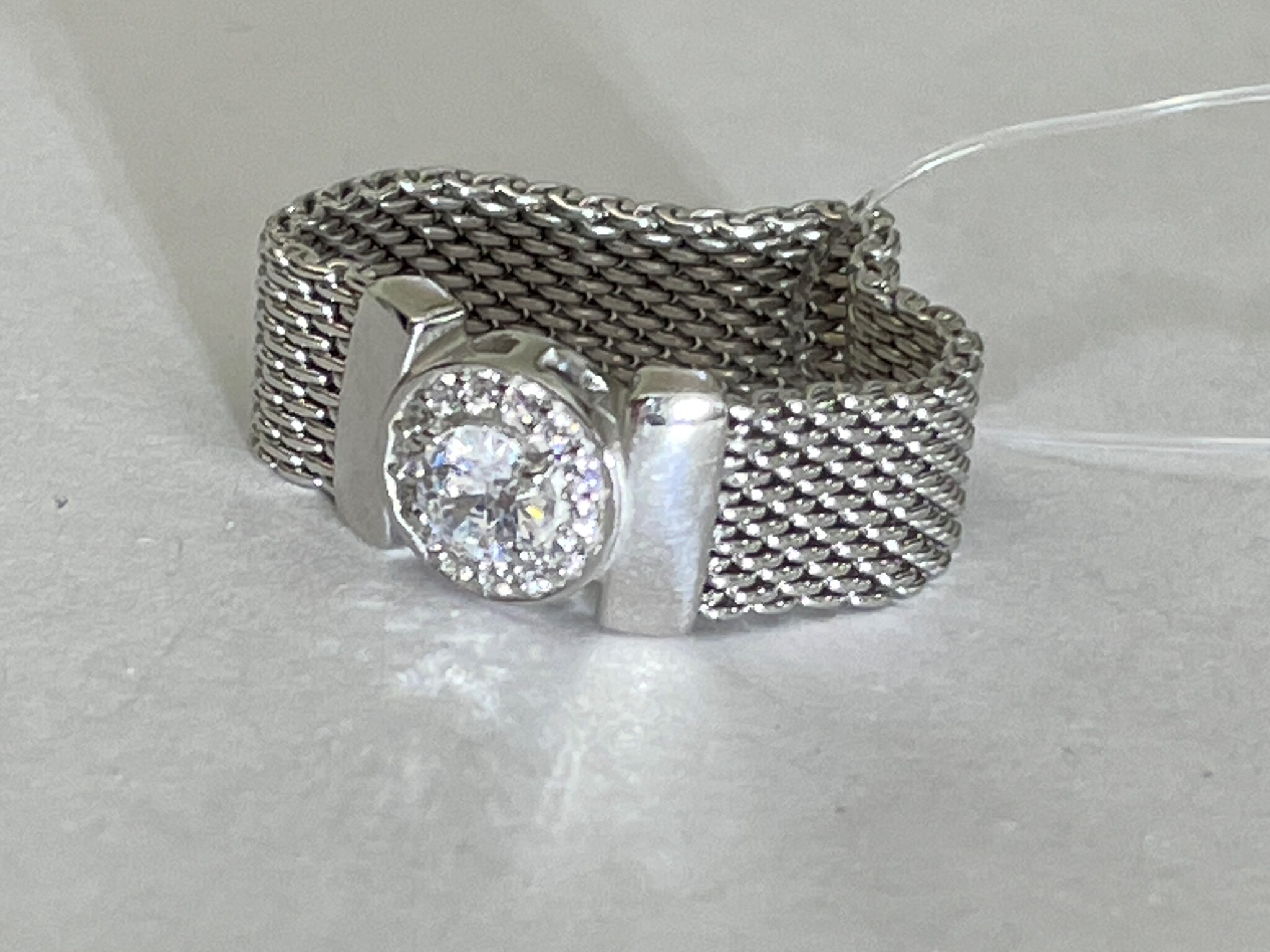Кольцо-цепь (кольцо из серебра)