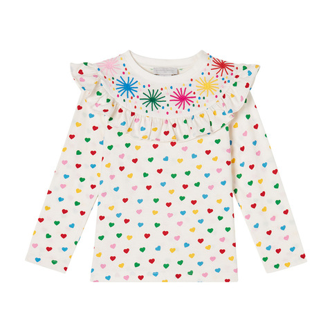 Лонглив Stella McCartney Kids Sparkle White