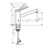 Hansgrohe Zesis M33 74813000 Смеситель для кухни (хром)