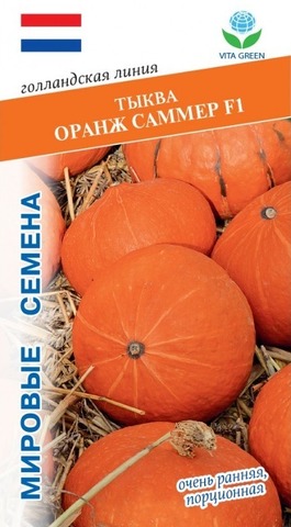 Семена Тыква Оранж Саммер F1