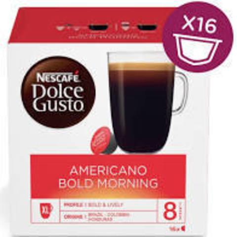 Кофе в капсулах Nescafe Dolce Gusto Americano Bold Morning (16 капс.)