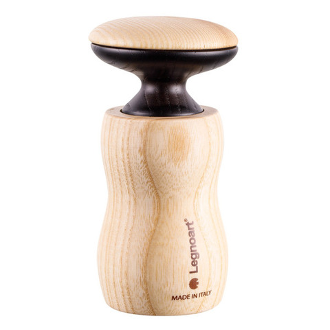Мельница для перца и соли Legnoart Hercules 6х11.5см бежевая