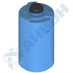 Емкость Анион цилиндрическая 210 л. вертикальная (550x550x1070см;синий) - арт.559377