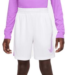 Детские теннисные шорты Nike Dri-Fit Multi+ Graphic Training Shorts - white/rush fuchsia/rush fuchsia