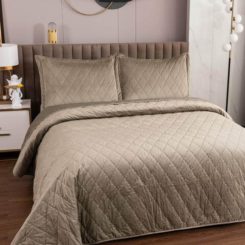 Покрывало 240x260 Sofi De MarkO Деметра цвета капучино