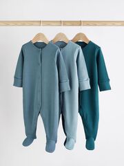 Комбинезон / Cлип для малышей Next D84-250, 3 шт., Синий, Голубой