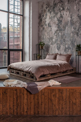 Постельное белье 2 спальное евро Luxberry Daily Bedding молочный шоколад