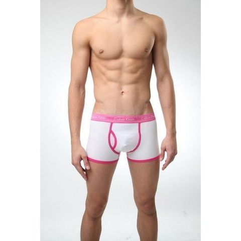 Мужские трусы боксеры Calvin Klein 365 White Pink