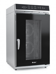 11000018854 Абат Пароконвектомат ПКА 10-2/3П верхняя панель управления (парогенератор, 10хGN-2/3, память на 110 программ приготовления, термощуп, регулировка влажности, вся нерж, без г/емкостей) черный дизайн, реверс, 230 В