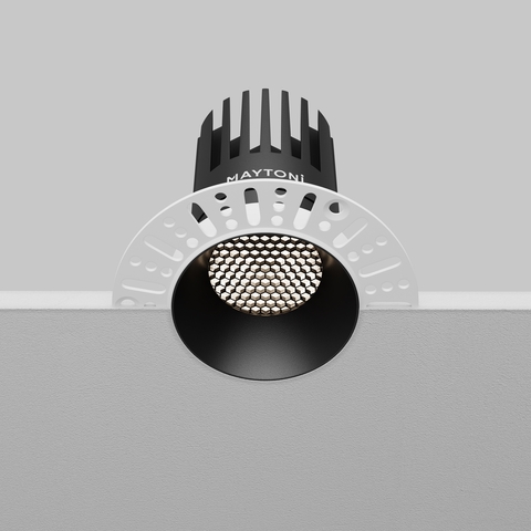 Встраиваемый светодиодный светильник Maytoni Dip DL121-15W-4K-TRS-B