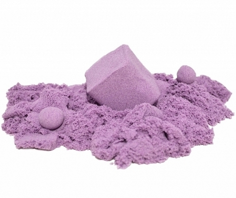 Кинетический пластилин Zephyr (Зефир) в дой-паке, фиолетовый 300 гр