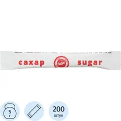 Сахар порционный в стиках 5гx200шт/упак
